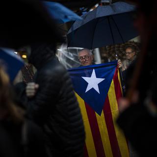 Les indépendantistes catalans pourraient gagner les élections régionales du 21 décembre. [AP/Keystone - Emilio Morenatti]