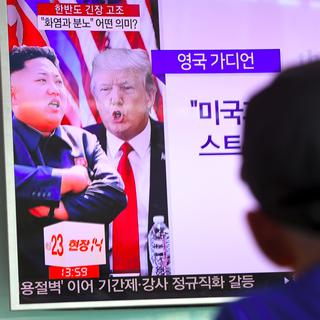 Escalade des mots entre les Etats-Unis et la Corée du Nord. [AFP - JUNG Yeon-Je]