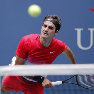 Federer a transpiré pour passer l'obstacle Youzhny. [Keystone - Andres Kudacki]