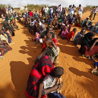 Des réfugiés dans le camp de Dadaab, au Kenya. [epa/keystone - Dai Kurokawa]