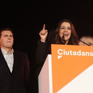 Les anti-séparatistes de Ciudadanos ne pourront pas gouverner. [EPA/Keystone - Javier Etxezarreta]