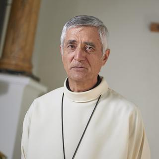 Jean-Marie Lovey, évêque de Sion depuis 2014. [Keystone - Sedrik Nemeth]