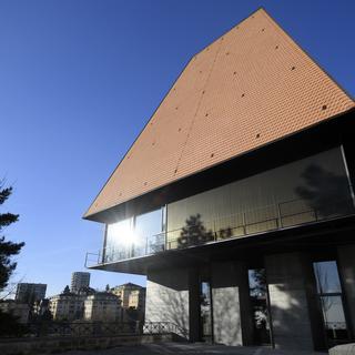 Le nouveau bâtiment du Grand Conseil vaudois à Lausanne. [Keystone - Laurent Gilliéron]