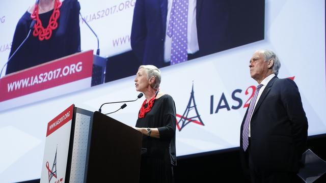 La conférence réunit les meilleurs scientifiques mondiaux sur le SIDA à Paris. [AFP - François Guillot]
