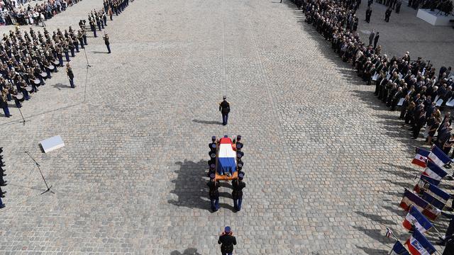 Le cercueil de Simone Veil aux Invalides. [afp - Alain Jocard]