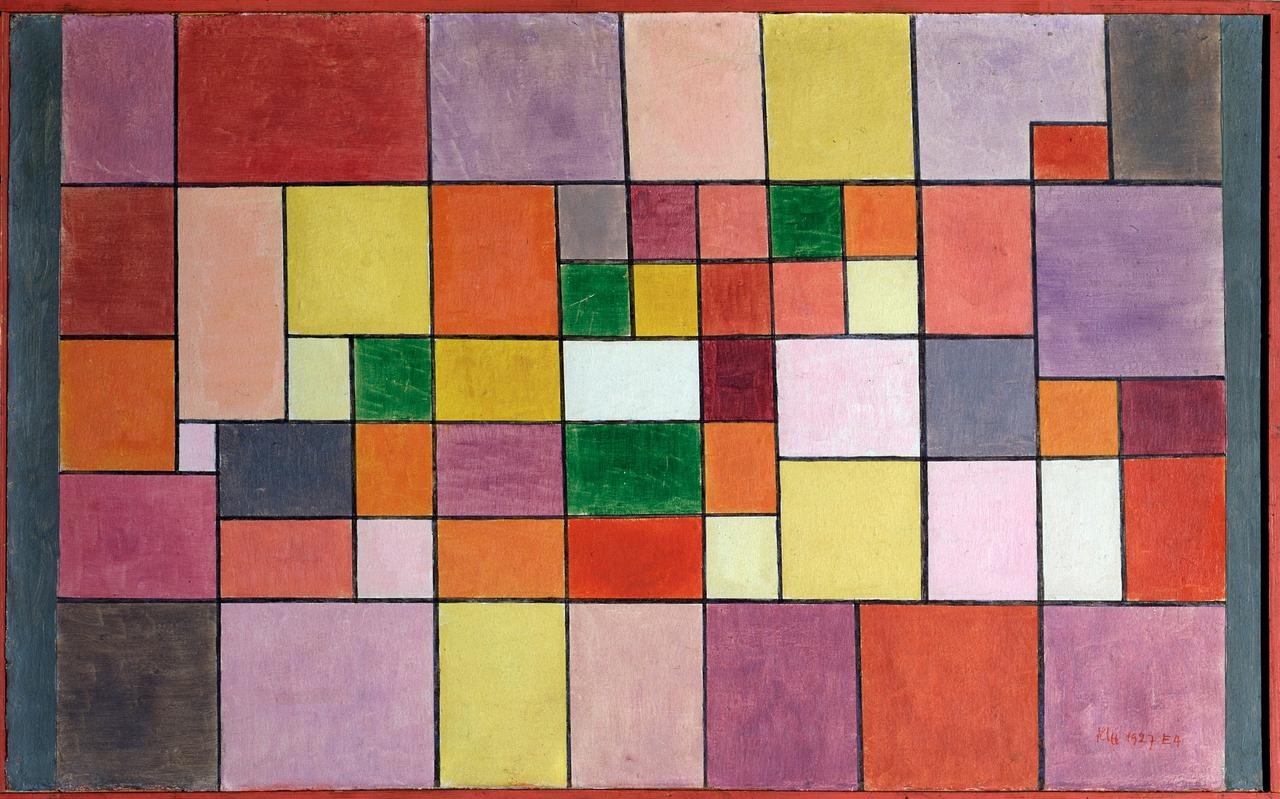 "Harmonie de la flore nordique", une peinture de Paul Klee, artiste ruiné par l'Allemagne nazie. [Leemage /AFP - Luisa Ricciarini]