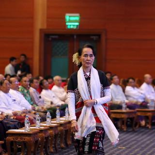 La dirigeante birmane Aung San Suu Kyi. [AFP - Thet Aung]