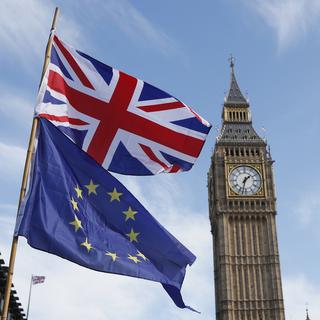 Le projet de loi organisant la transposition des lois européennes dans la législation britannique bientôt présenté. [Keystone - AP Photo/Kirsty Wigglesworth]