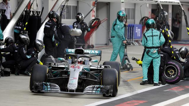 Course sans embûches pour Lewis Hamilton à Sotchi. [EPA - Yuri Kochetkov]