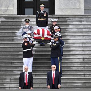 Des funérailles nationales pour John McCain. [The Washington Post via AP/Keystone - Marvin Joseph]
