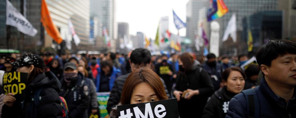 Le mouvement "Me too" a aussi atteint la Corée du Sud. [Reuters - Kim Hong-Ji]