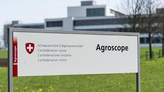 La centralisation de l'agroscope est en attente. [Keystone - Christian Beutler]