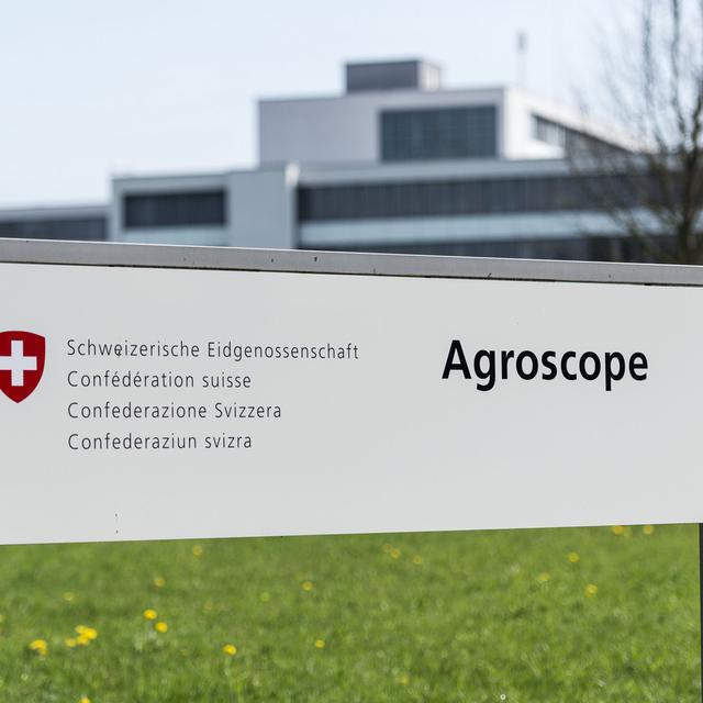 La centralisation de l'agroscope est en attente. [Keystone - Christian Beutler]