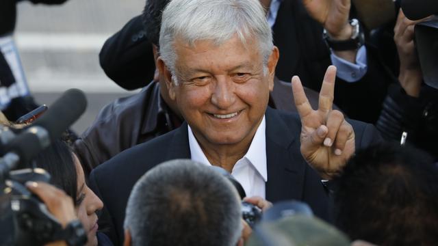 Le candidat à la présidentielle mexicaine Andres Manuel Lopez Obrador offre une victoire historique à la gauche. [Carlos Jasso]