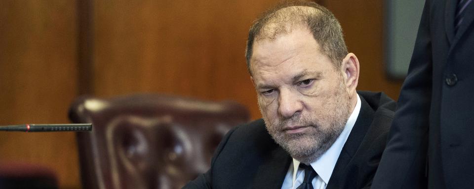 Harvey Weinstein lors de son audition le 5 juin 2018. [Keystone - Steven Hirsch/New York Post via AP, Pool]