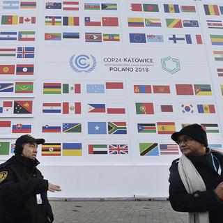 Katowice en Pologne où se tient 24ème conférence des parties de la convention-cadre des Nations Unies sur les changements climatiques (Cop24). [Keystone - Czarek Sokolowski/Keystone]