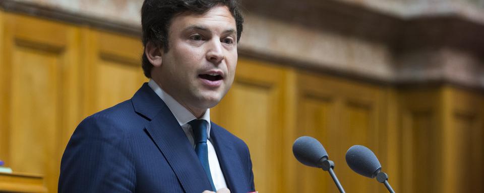 Guillaume Barazzone, conseiller national (PLR/GE) et membre du Conseil administratif genevois. [Keystone - Peter Klaunzer]