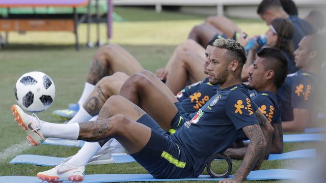 Les regards seront tournés sur Neymar face au Mexique. [Keystone - Sebastiao Moreira]