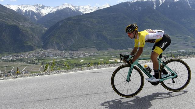 Roglic devrait remporter le Tour de Romandie demain à Genève. [Jean-Christophe Bott]