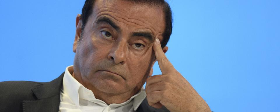 Le patron du groupe Nissan-Renault-Mitsubishi Carlos Ghosn a été arrêté lundi à Tokyo. [Keystone/EPA - Gian Ehrenzeller]