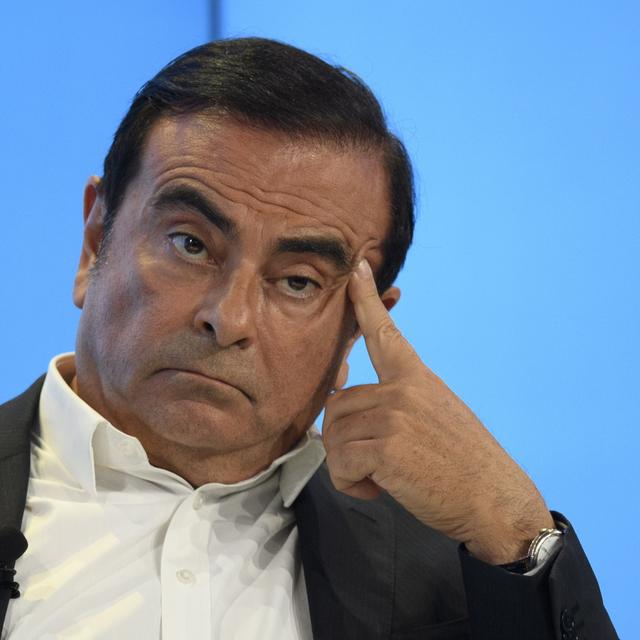 Le patron du groupe Nissan-Renault-Mitsubishi Carlos Ghosn a été arrêté lundi à Tokyo. [Keystone/EPA - Gian Ehrenzeller]