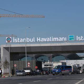 L'entrée du nouvel aéroport international d'Istanbul. [EPA/Keystone - Erdem Sahin]