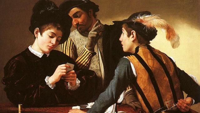 Les Tricheurs, oeuvre du Caravage (1594-1595). [DP]