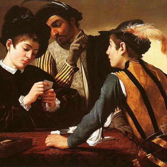 Les Tricheurs, oeuvre du Caravage (1594-1595). [DP]