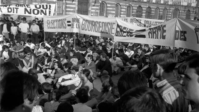 Place du Capitole, Toulouse 11 ou 12 juin 1968