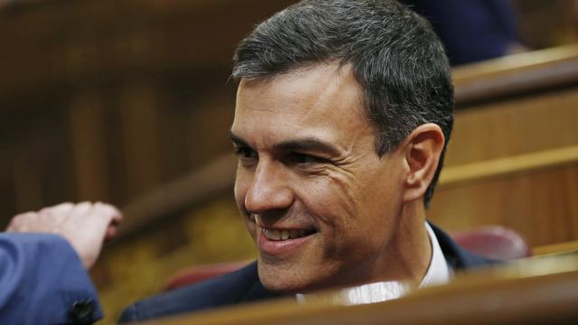 Pedro Sanchez, au Parlement espagnol à Madrid, ce 1er juin 2018. [AP - FRANCISCO SECO]