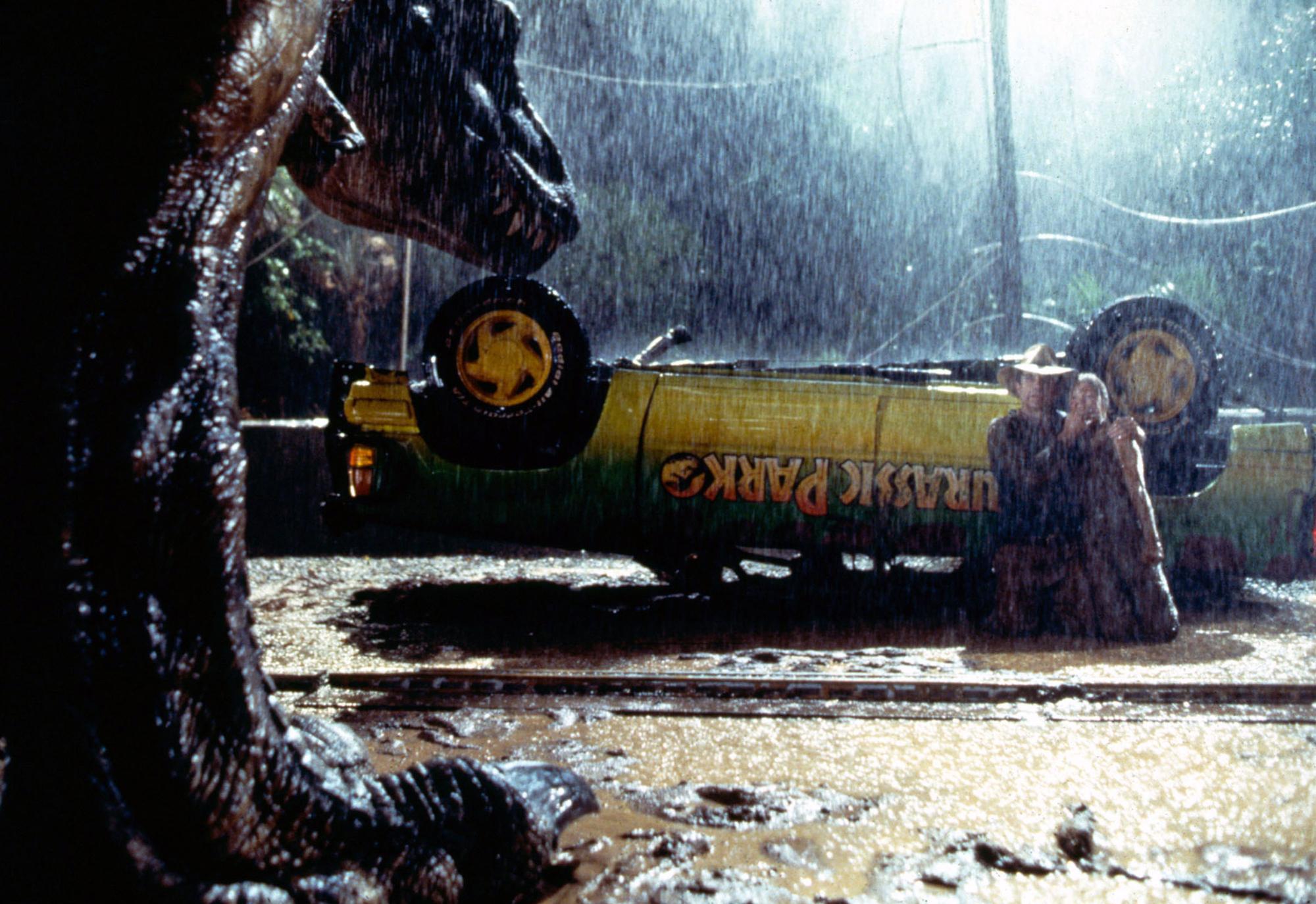 Une scène du film "Jurassic Park" sorti en 1993. [AFP]