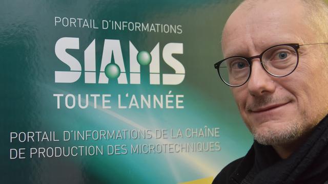 Pierre-Yves Kohler, directeur du SIAMS, à Moutier. [RTS - Gaël Klein]