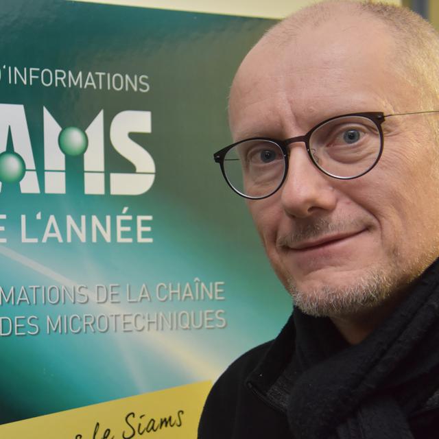 Pierre-Yves Kohler, directeur du SIAMS, à Moutier. [RTS - Gaël Klein]