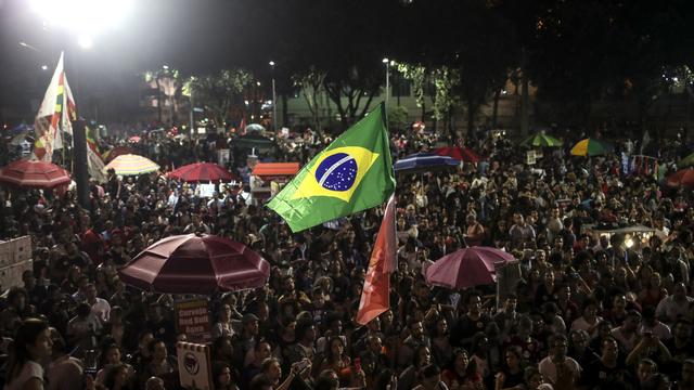 Rio de Janeiro, deux jours avant le deuxième round de l'élection présidentielle. [Keystone - Antonio Lacerda]