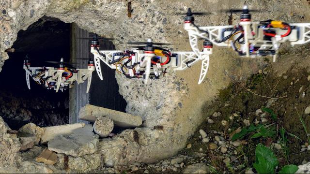 Le drone pliable de l'Ecole polytechnique fédérale de Lausanne et de l'Université de Zurich.
UZH [UZH]