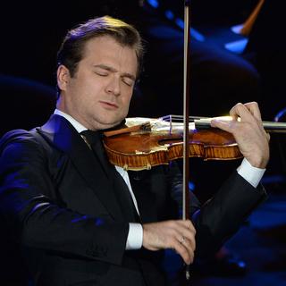Renaud Capuçon lors de la cérémonie des 21e Victoires de la Musique Classique le 3 février 2014 à Aix-en-Provence. [AFP - Boris Horvat]