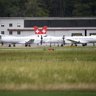 Quel avenir pour l'aéroport de Bern-Belp après la disparition de la compagnie Skywork? [Keystone - Anthony Anex]