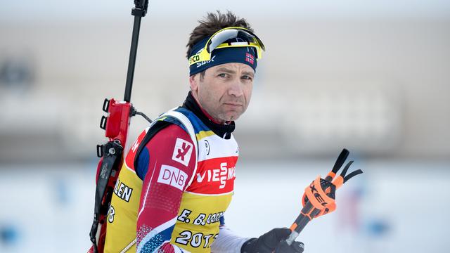 Bjoerndalen a notamment été 8 fois champion olympique. [Keystone - Sven Hoppe]