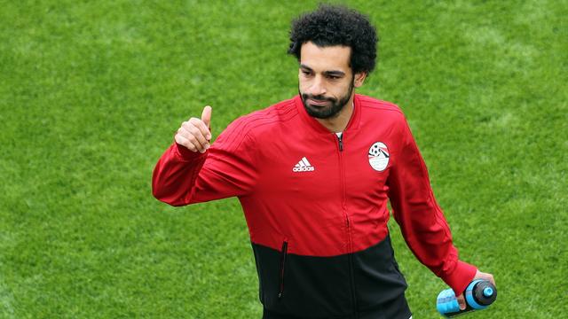 Mohamed Salah devrait faire ses débuts avec l'Egypte face à la Russie. [Mahmoud Khaled]