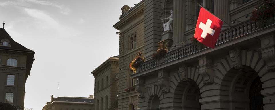 Le Palais fédéral à Berne, siège du Conseil fédéral et des deux Chambres. [Keystone - Alessandro della Valle]