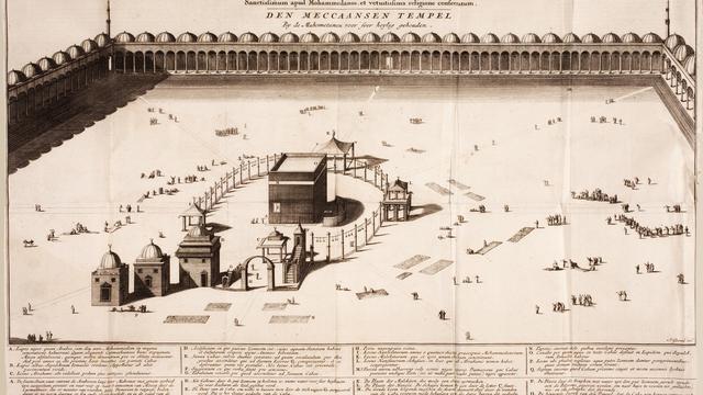 Plan de La Mecque par Adriaan Reland (1676-1718)