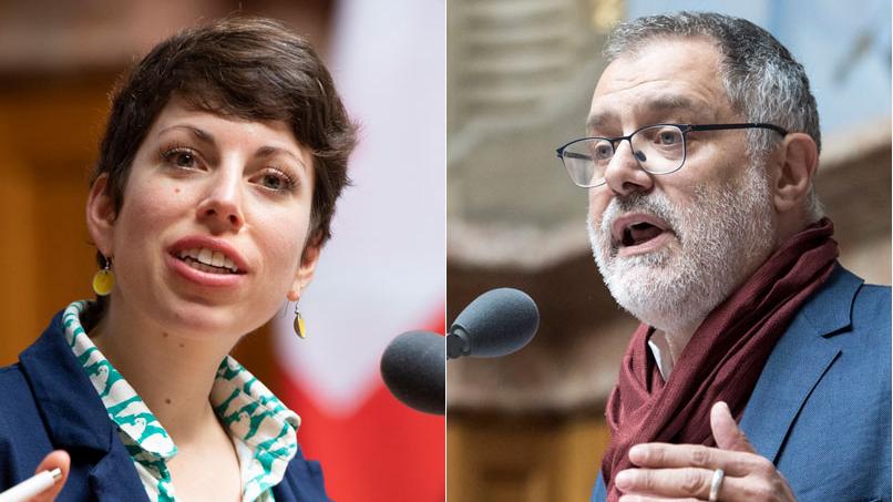 Lisa Mazzone (Verts) et Carlo Sommaruga (PS) briguent un siège aux Etats.