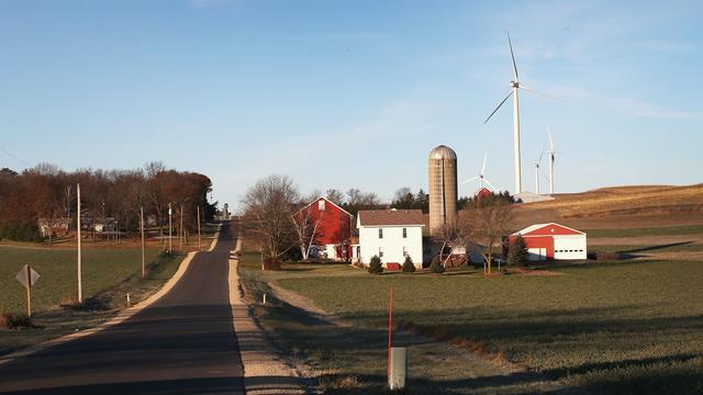 Une ferme près de Middleton, dans le Wisconsin. [Getty Images - AFP - Scott Olson]