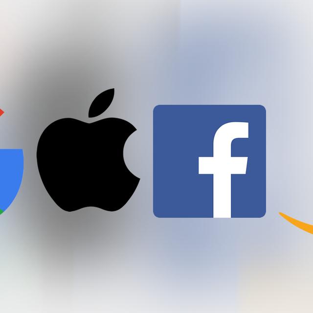 Les GAFA: Google, Apple, Facebook et Amazon.