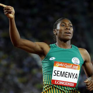 L'athlète sud-africaine Caster Semenya fait partie des athlètes visées par l'IAAF. [AP Photo /Keystone - Mark Schiefelbein]