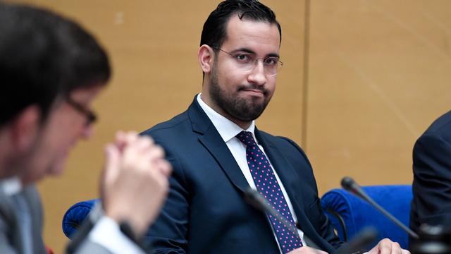 Alexandre Benalla est arrivé à l'audition avec quinze minutes de retard. [AFP - Bertrand Guay]