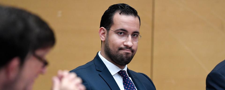 Alexandre Benalla est arrivé à l'audition avec quinze minutes de retard. [AFP - Bertrand Guay]