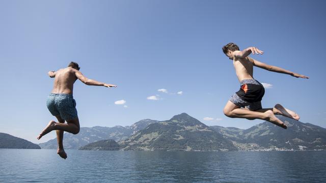 L'été 2018 a été particulièrement chaud en Suisse. [Keystone - Urs Flueeler]