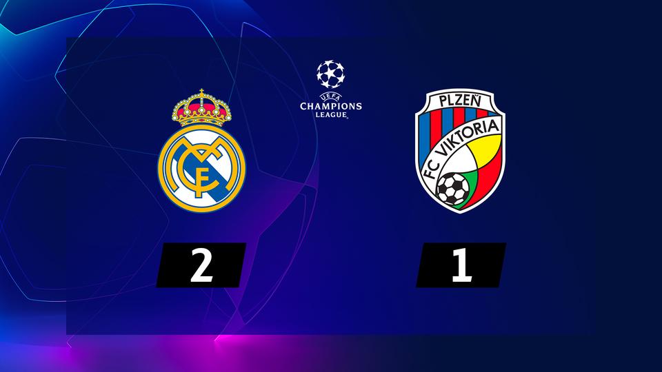 3e journée, Real Madrid - Viktoria Plzen (2-1): le résumé de la rencontre