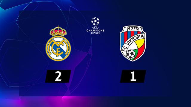 3e journée, Real Madrid - Viktoria Plzen (2-1): le résumé de la rencontre